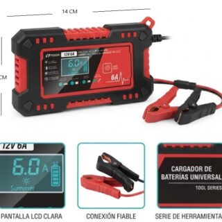 CARGADOR DE BATERIA UNIVERSAL 6A