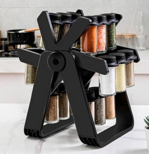 SET DE ESPECIERO ROTATIVO 18 PCS