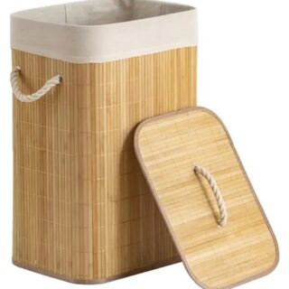 CESTO DE BAMBOO CUADRADO 60cmx40cm x 30cm - BS.AS