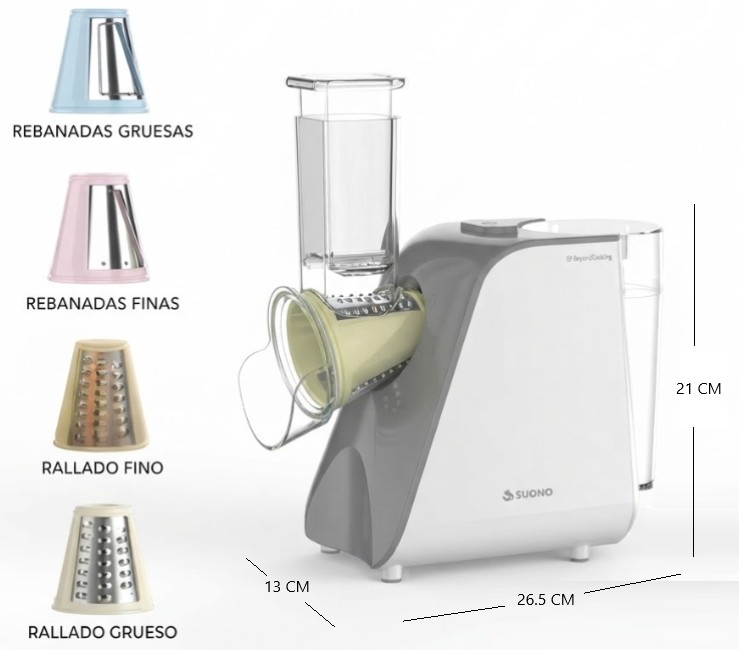 RALLADOR DE VERDURAS ELECTRICO