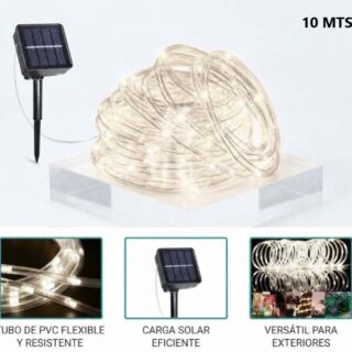 MANGUERA LED NATURAL SOLAR 10MTS