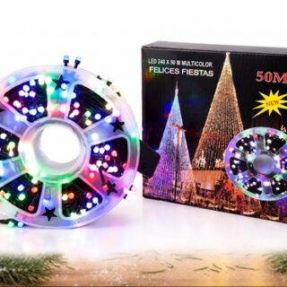 LUZ LED X 240 LUCES RGB 50 METROS MULTICOLOR