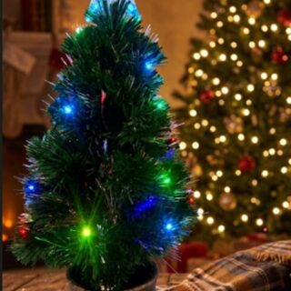 ARBOL DE NAVIDAD 60CM CON 25 LED MULTICOLOR - BS.