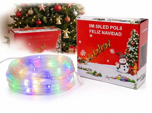 MANGUERA LED 5 METROS 50LED MULTICOLOR -
