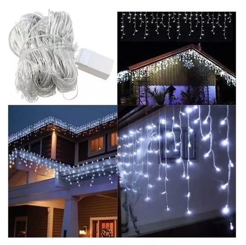 LUZ LED LLUVIA 100 LED BLANCA