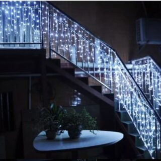 CORTINA LLUVIA LUZ BLANCA 200 LED POL-29 - BS.AS -