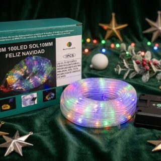 MANGUERA LED SOLAR 10 METROS MULTICOLOR