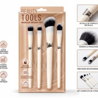 BT3530 SET DE BROCHAS DE MAQUILLAJE 5PCS