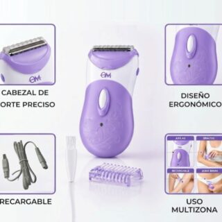 DEPILADORA FEMENINA RECARGABLE