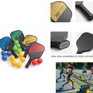 SET PAR RAQUETAS DE PADDLE PICKLEBALL